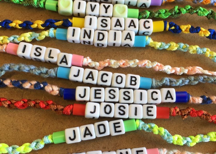 personalised friendship bracelets