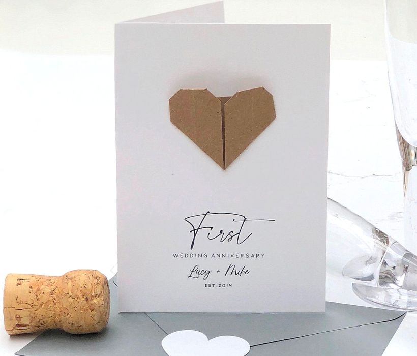 Choosing the Perfect Cards for 1st Wedding Anniversary
