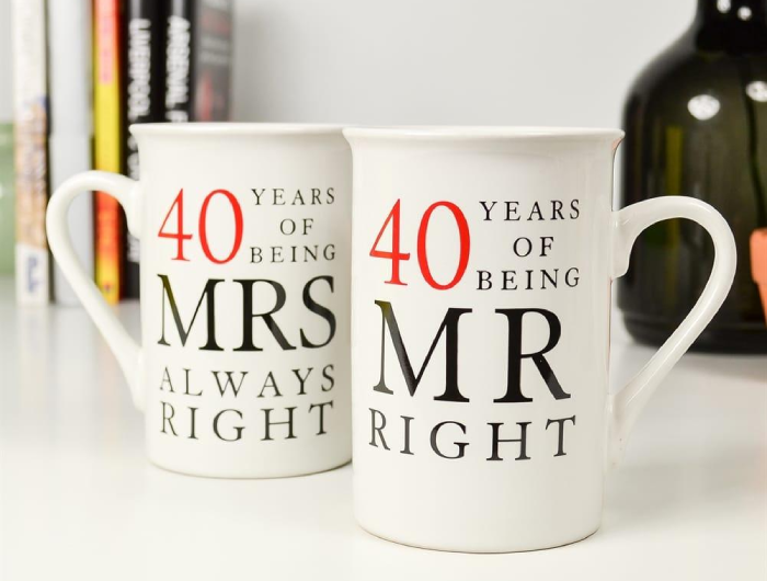 40th Wedding Anniversary Gift Ideas for Couples