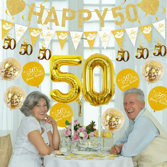 50th Wedding Anniversary Decorations 