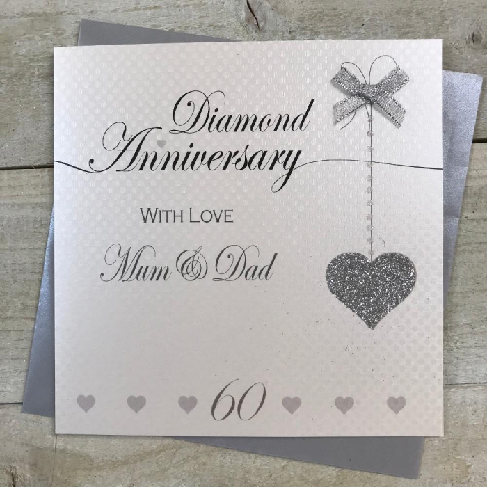 60th Wedding Anniversary Card For Parents