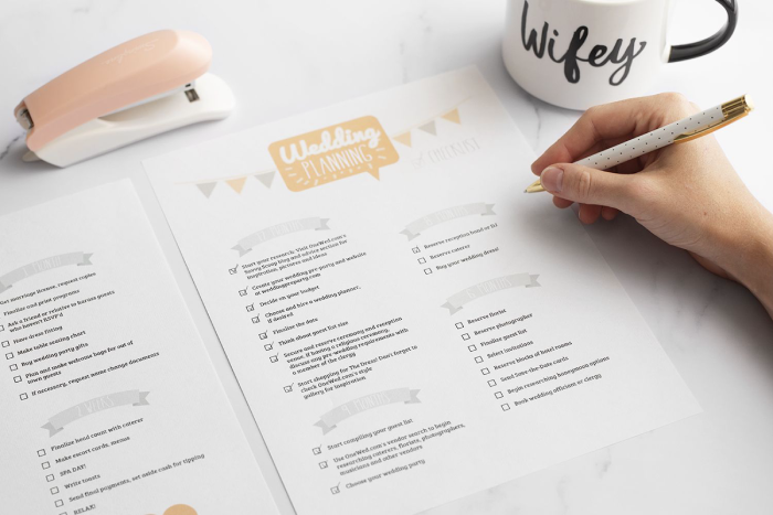 A Wedding Plan’s Checklist - 8 to 10 Months Out from D-Day