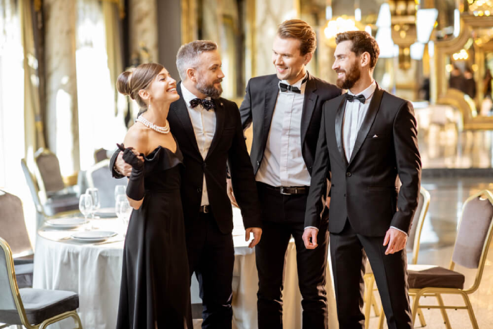 Black Tie Dress Code for Weddings