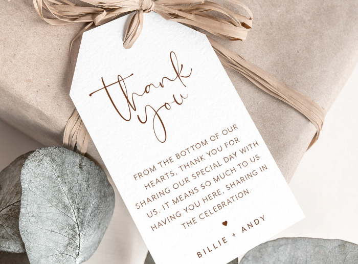 The Tradition of Thank You Gifts at Weddings