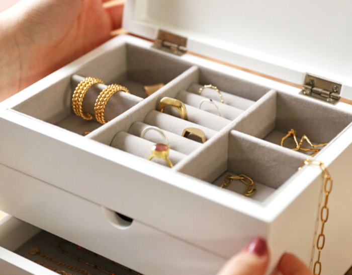 Tin Anniversary Jewelry Box