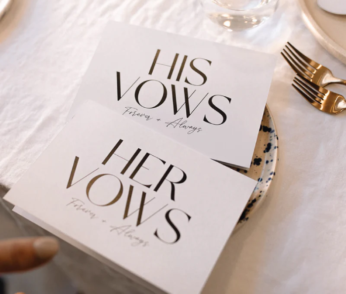 Tips for Writing Modern Wedding Vows