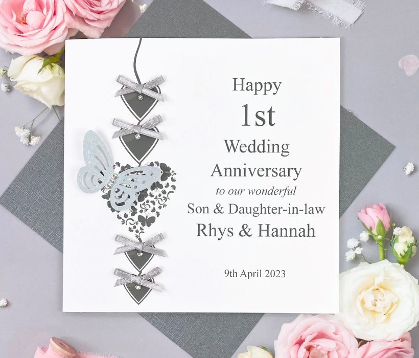 Sentiments to Include in a Son and Daughter In Law Wedding Anniversary Card