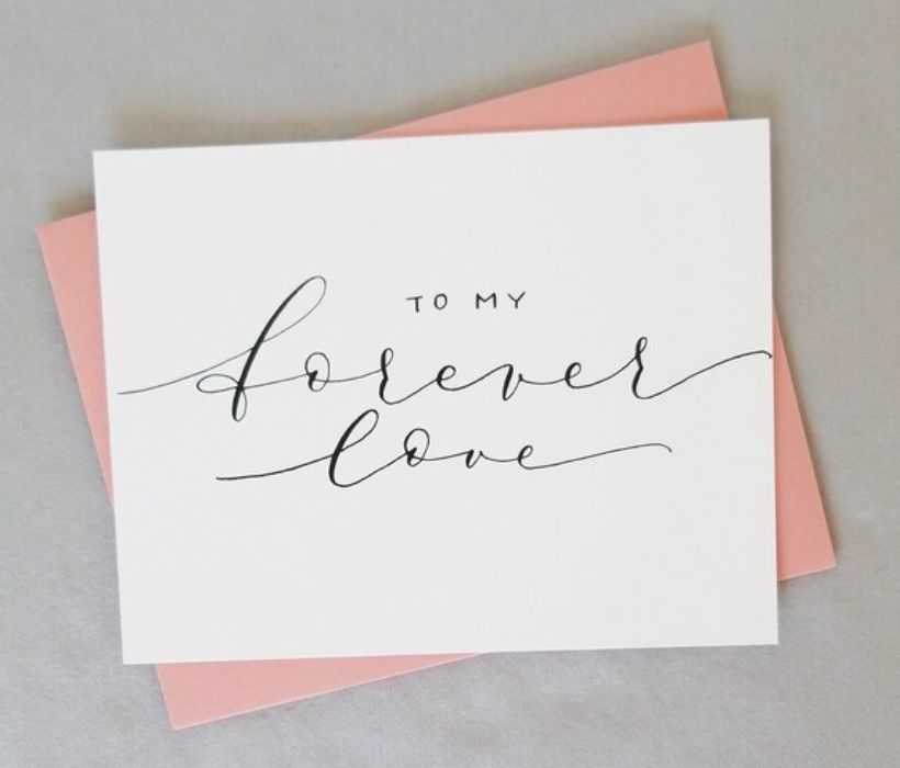 "To My Forever Love" Card