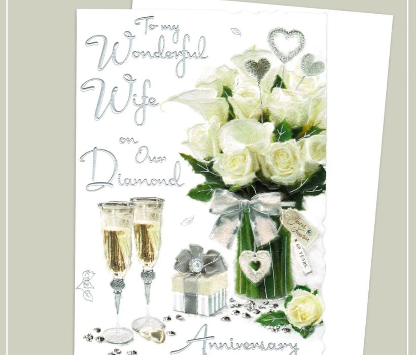 Traditional and Classic Designs Wedding Anniversary Cards for Wife