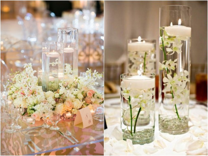 Floating Floral Centerpieces - A Type Of Table Wedding Decor