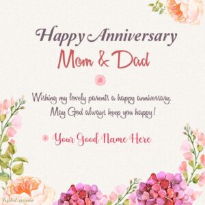 Heartfelt Wishes for 40th Wedding Anniversary for Parents
