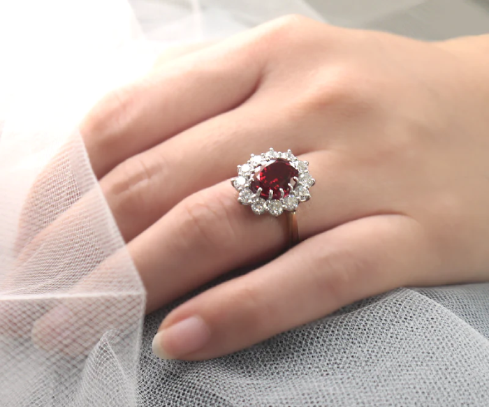 Customized Ruby Ring