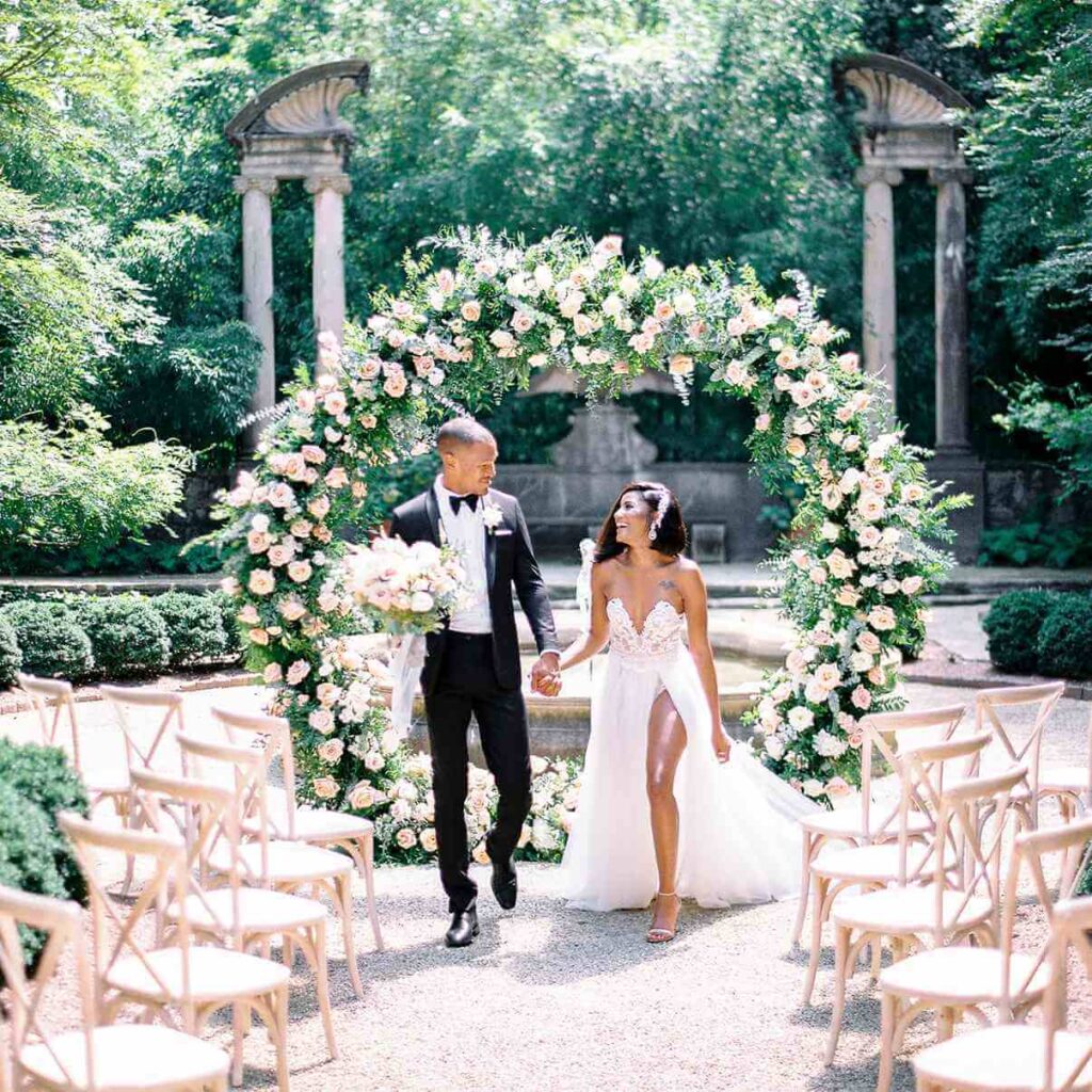 Wedding Arch White Flowers
