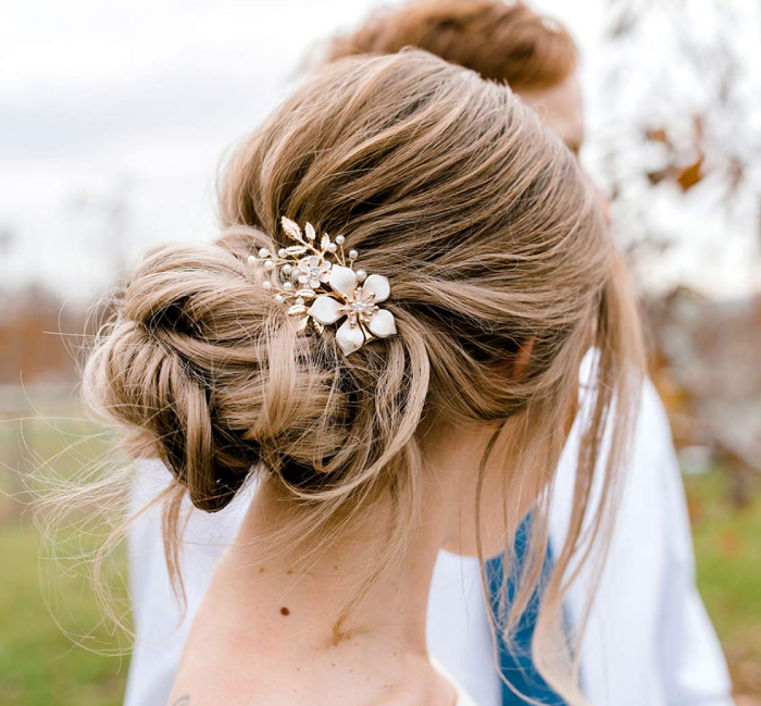 Flower Hair Clips for Weddings