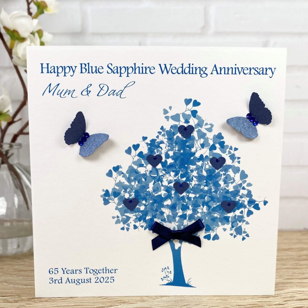 65th Anniversary Cards For Parents