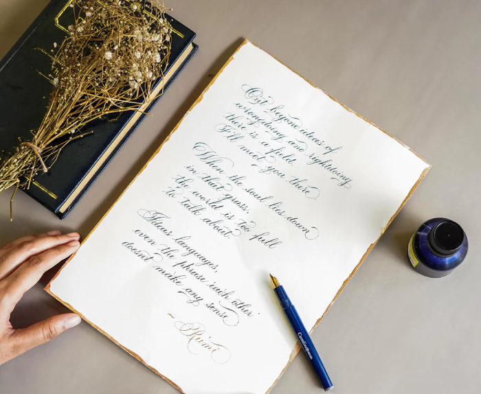 Handwritten Letter or Poem