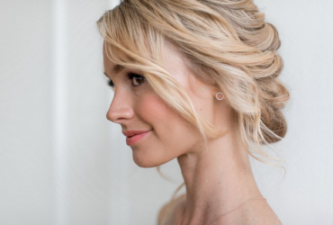 Messy Bun Wedding Hairstyle