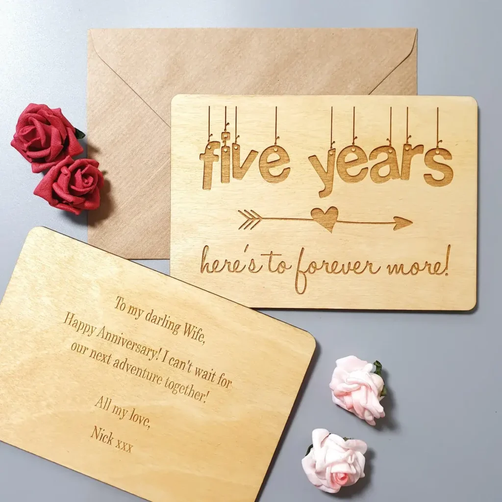 Special Ways To Send Your 5th Wedding Anniversary Cards