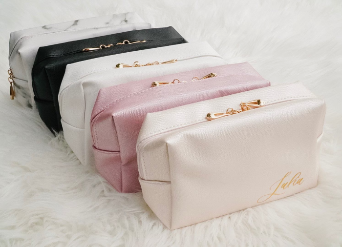 Personalized Makeup or Toiletry Bags