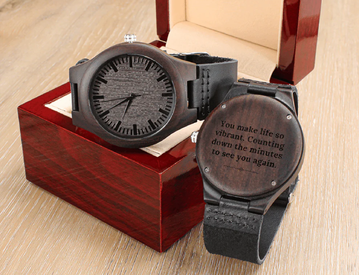Personalized Watch with Thank-You Note