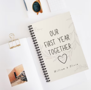 anniversary book - 1 year gift ideas for boyfriend