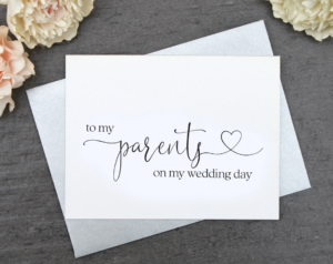 Sweetest Wedding Thank-You Notes to Parents