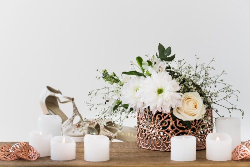 wedding at home decoration in simple theme