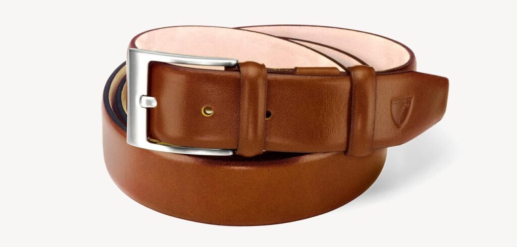 14 year anniversary gift traditional and modern - leather belt
