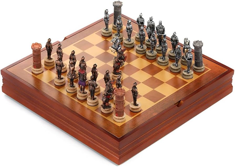 17 year anniversary gift traditional and modern - chess set