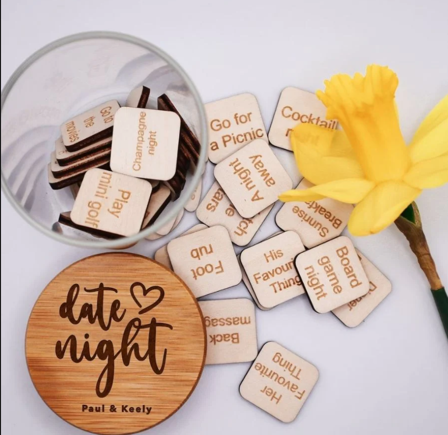 date night jar engagement gifts for couple who live together