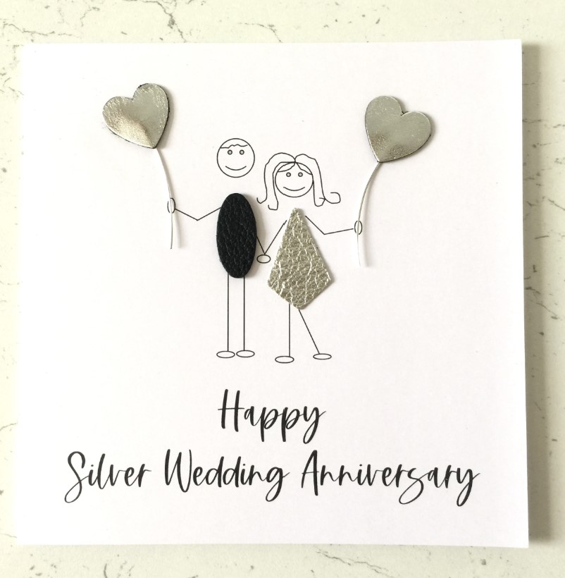 Silver wedding anniversary gifts for couples