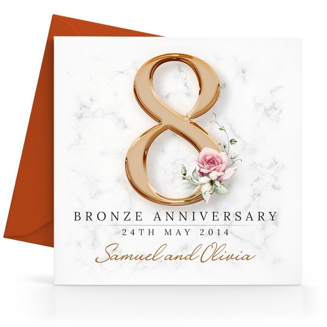 8th bronze marriage anniversary themes