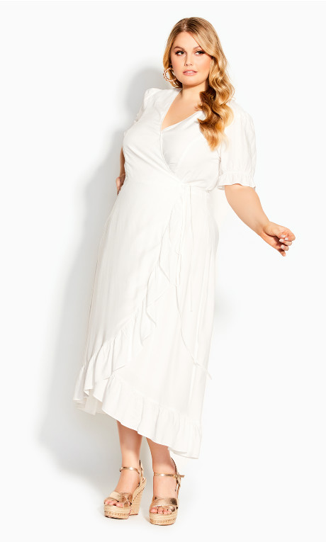 white engagement party dresses for plus size